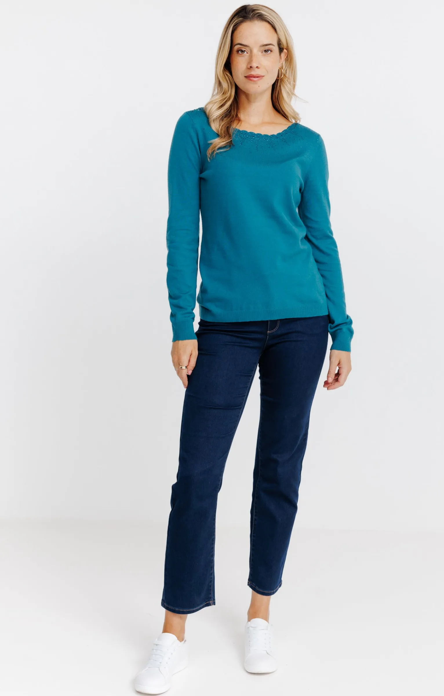 Pulls & Cardigans<Armand Thiery Pull détails festons - Canard