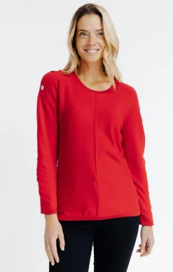 Pulls & Cardigans<Armand Thiery Pull détails lurex - Rouge