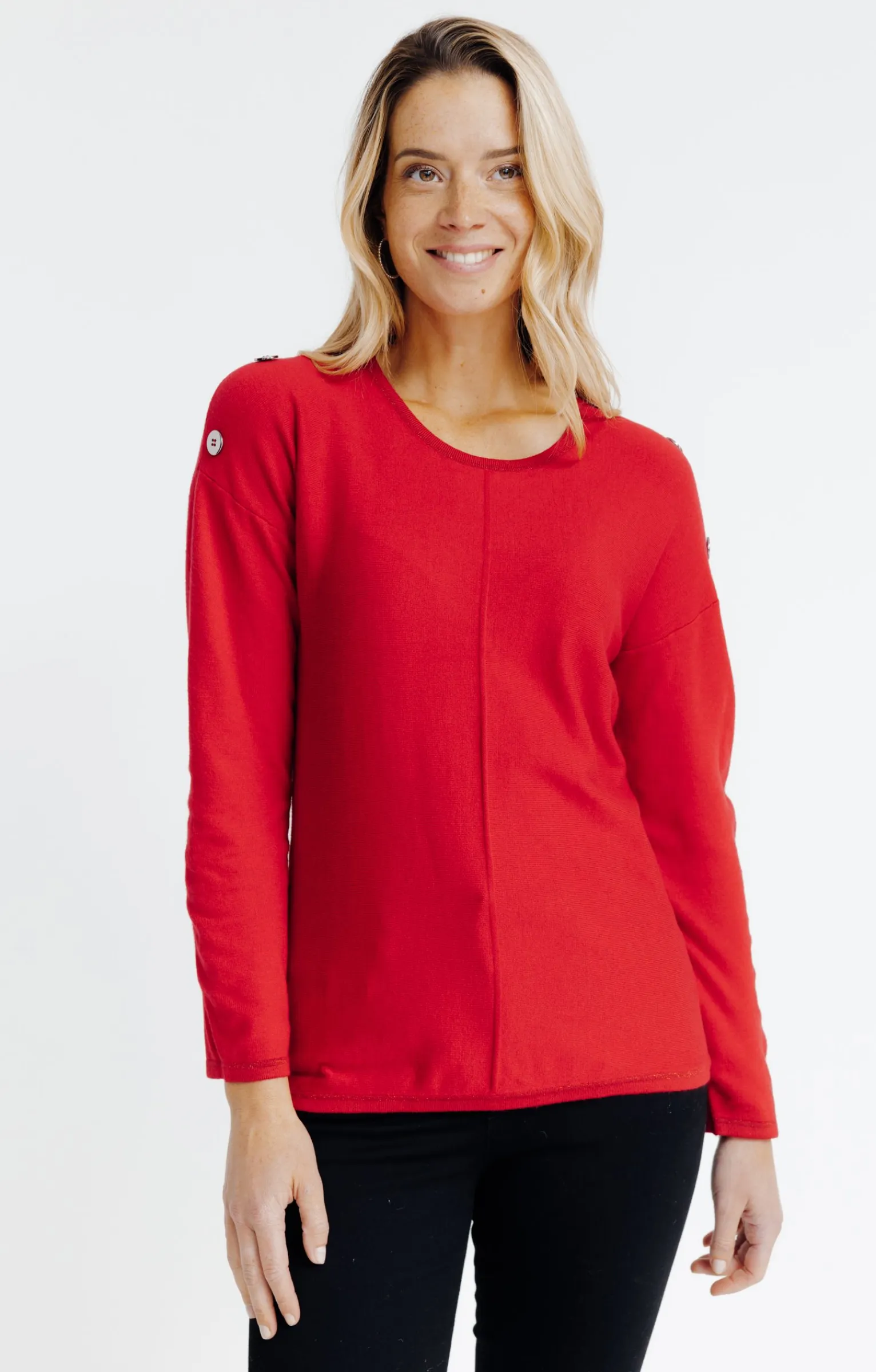 Pulls & Cardigans<Armand Thiery Pull détails lurex - Rouge
