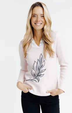 Pulls & Cardigans<Armand Thiery Pull 2-en-1 - Rose