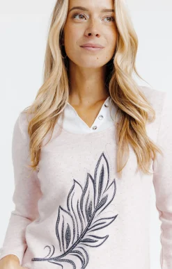 Pulls & Cardigans<Armand Thiery Pull 2-en-1 - Rose