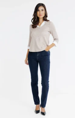 Pulls & Cardigans<Armand Thiery Pull 2-en-1 - Taupe