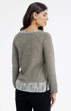 Pulls & Cardigans<Armand Thiery Pull 2-en-1 - Kakiclair