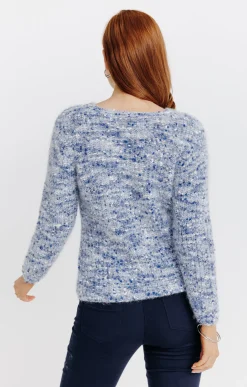 Pulls & Cardigans<Armand Thiery Pull en maille anglaise - Bleuciel