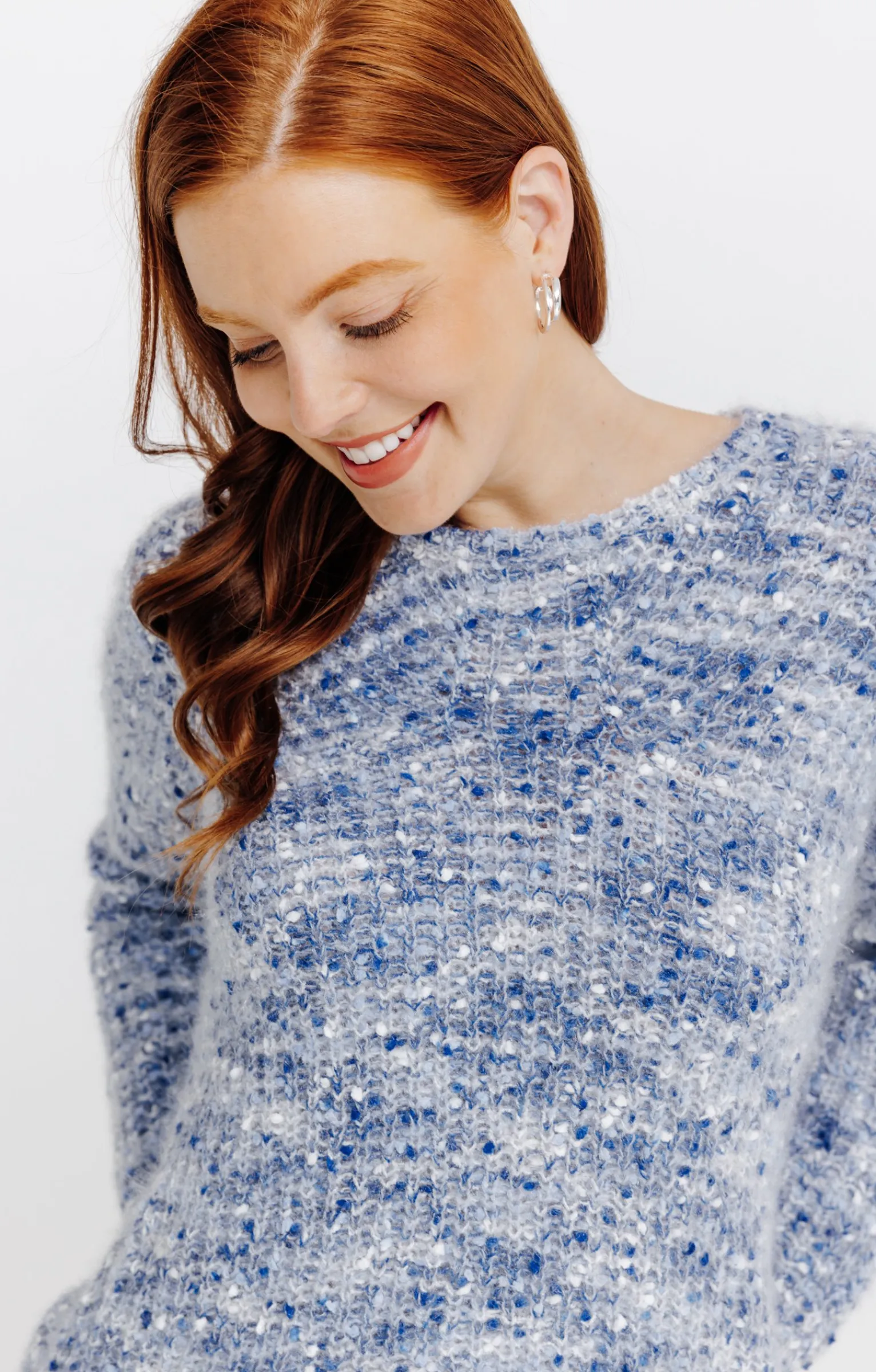 Pulls & Cardigans<Armand Thiery Pull en maille anglaise - Bleuciel