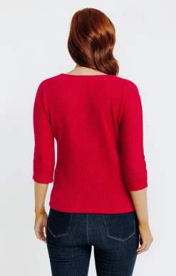 Pulls & Cardigans<Armand Thiery Pull en maille fantaisie - Fuchsia