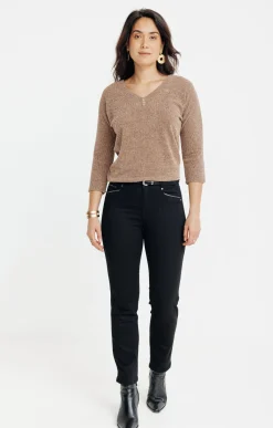 Pulls & Cardigans<Armand Thiery Pull fantaisie - Marronclair