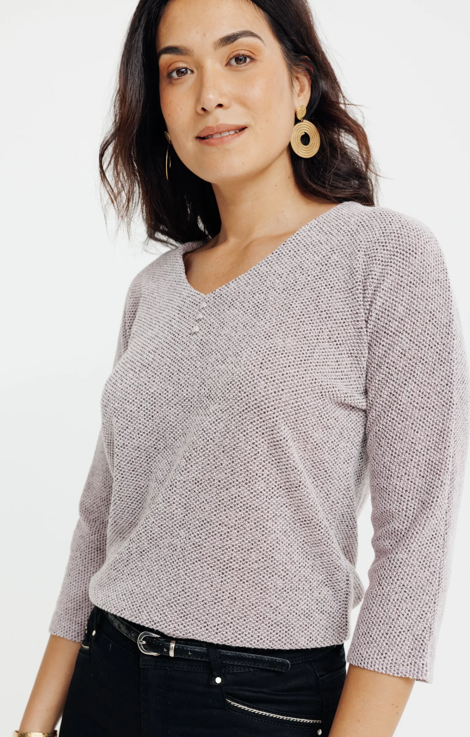 Pulls & Cardigans<Armand Thiery Pull fantaisie - Rose