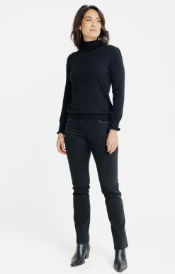 Pulls & Cardigans<Armand Thiery Pull finition froufrou - Noir