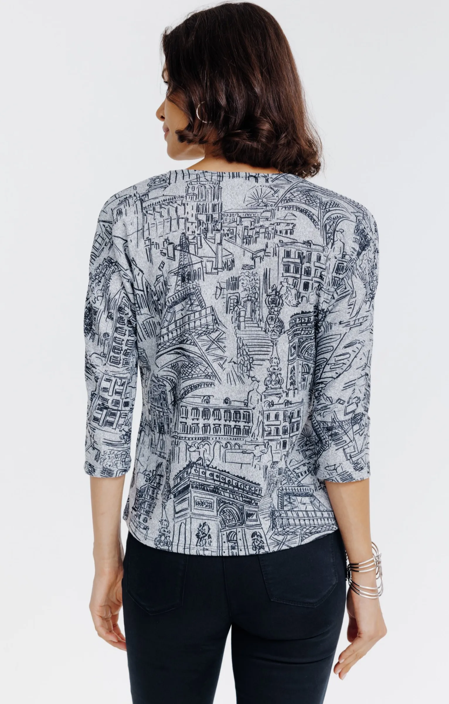 Pulls & Cardigans<Armand Thiery Pull imprimé all over - Grisclair