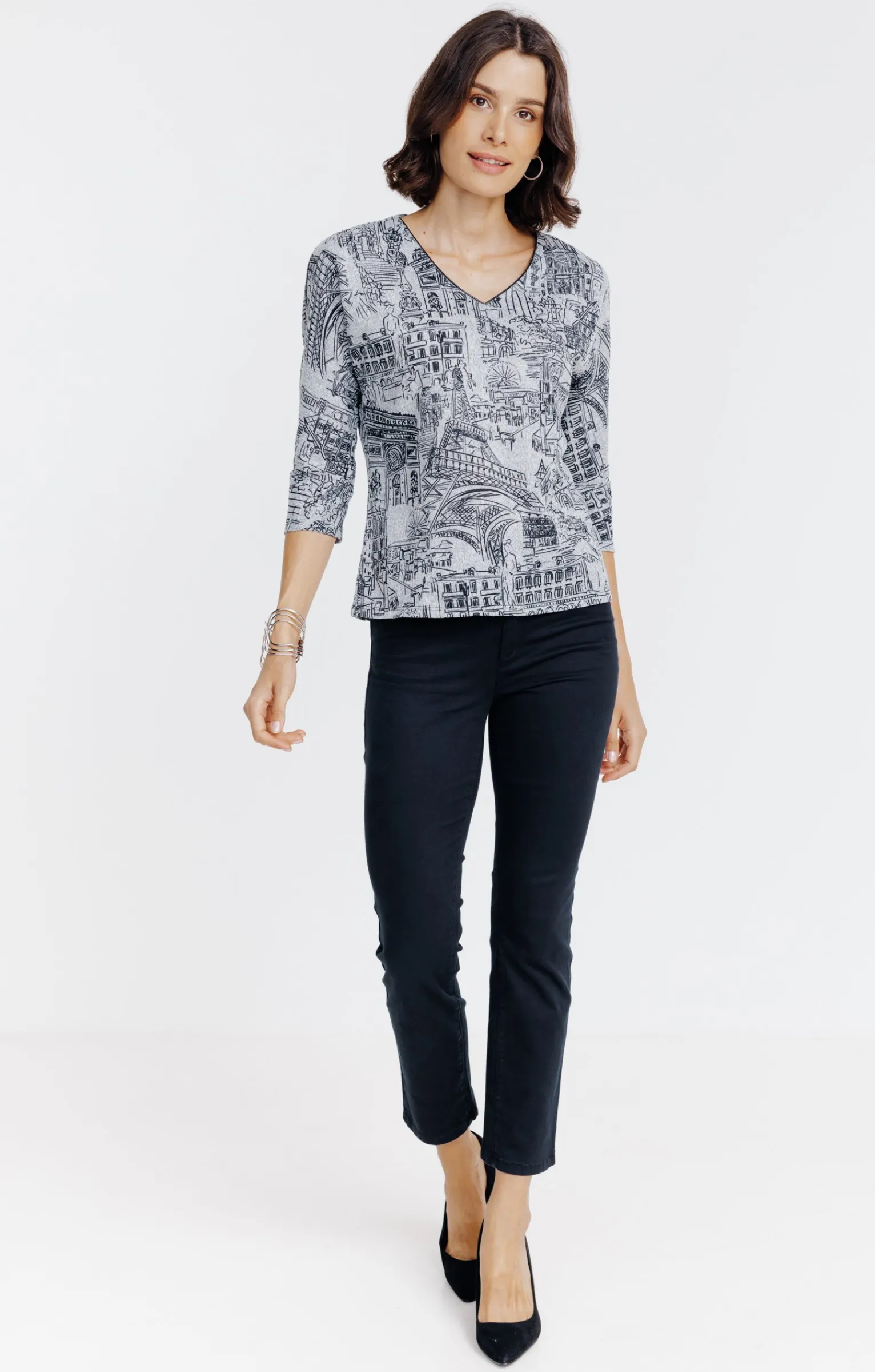 Pulls & Cardigans<Armand Thiery Pull imprimé all over - Grisclair