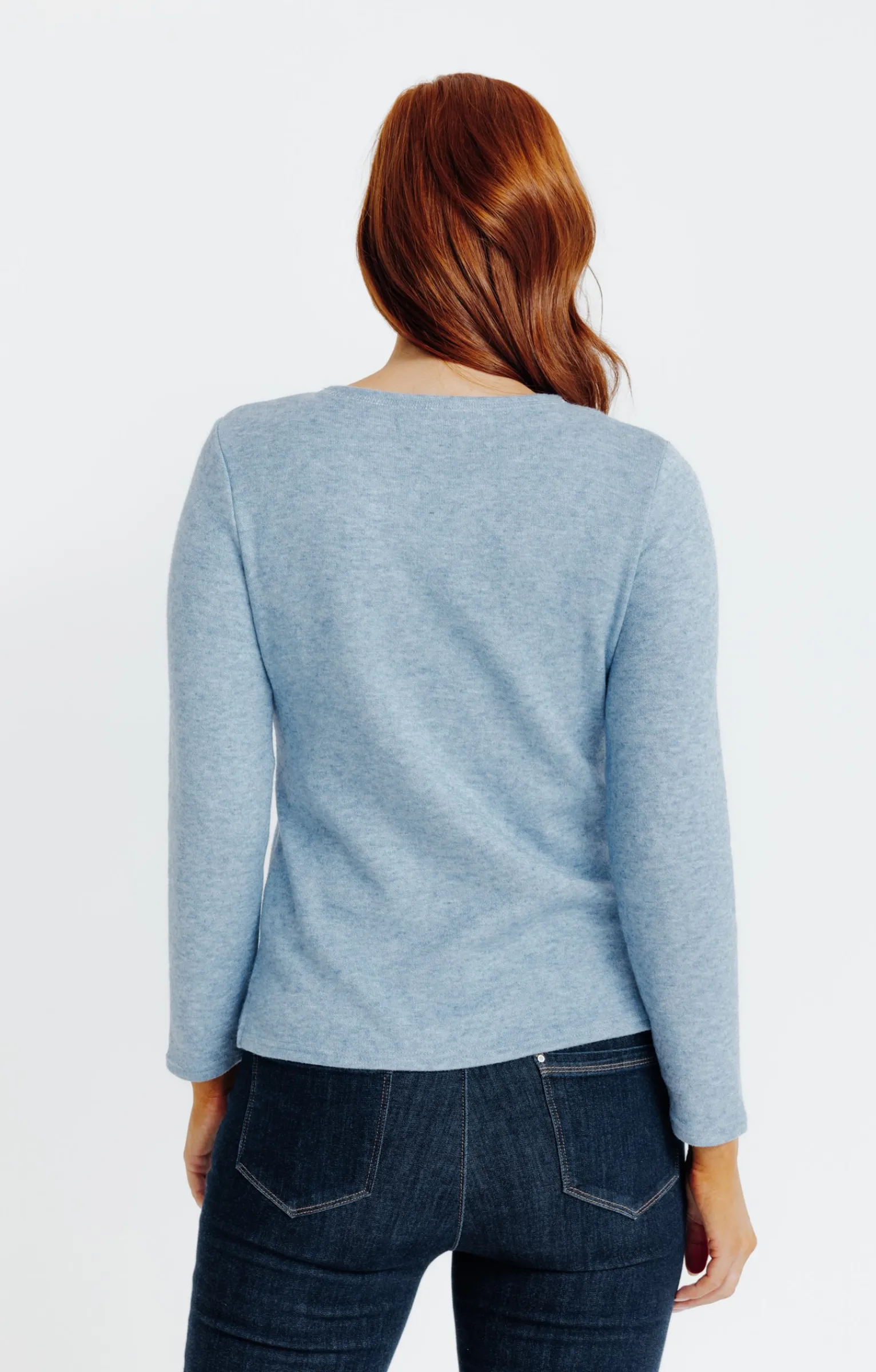 Pulls & Cardigans<Armand Thiery Pull imprimé placé - Bleuciel