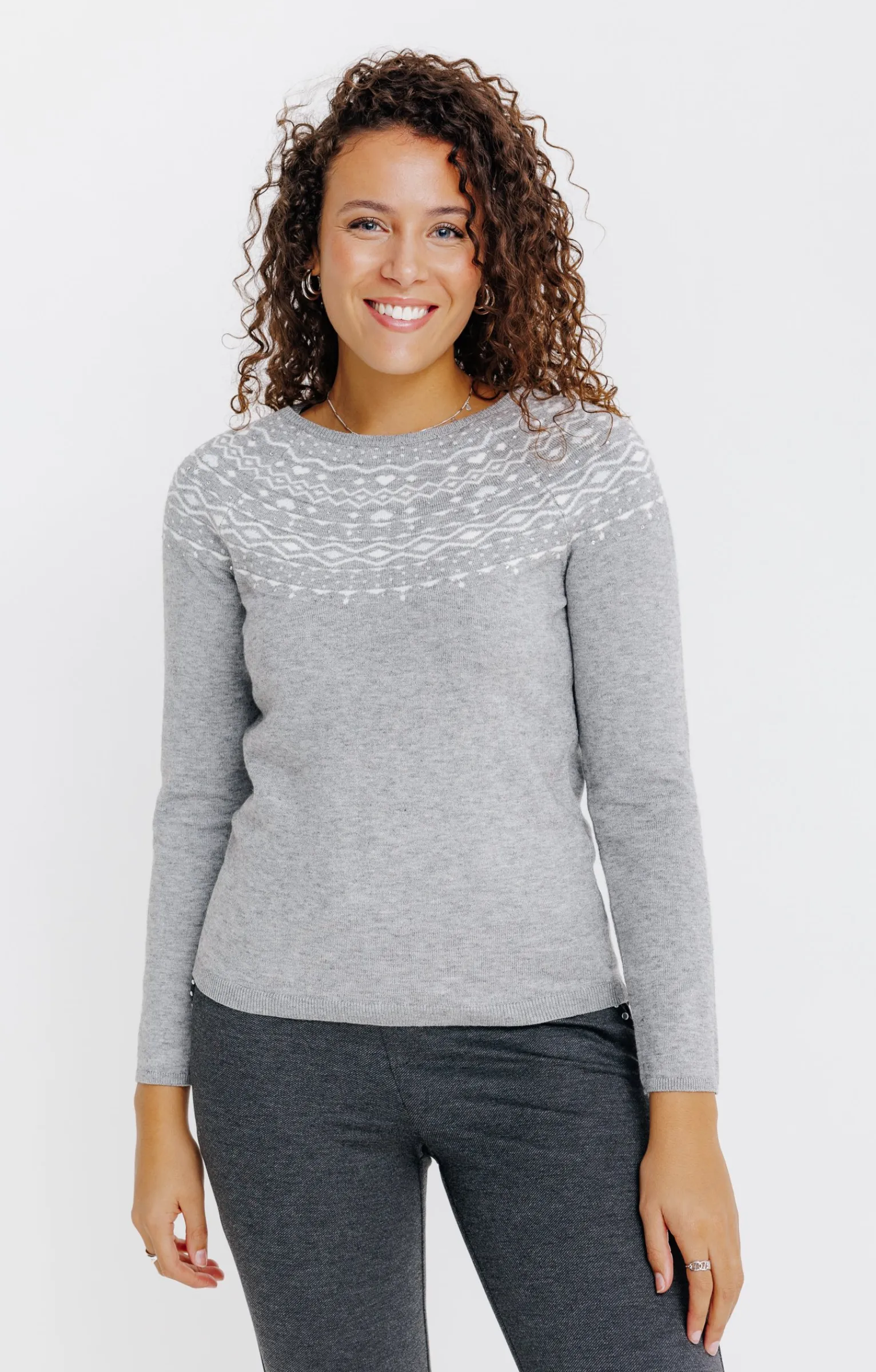 Pulls & Cardigans<Armand Thiery PULL JACQUARD - Grismoyen