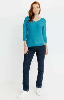 Pulls & Cardigans<Armand Thiery PULL LUREX AVEC BOUTONS - Canard