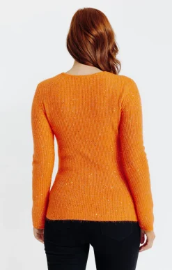 Pulls & Cardigans<Armand Thiery Pull maille anglaise - Mandarine