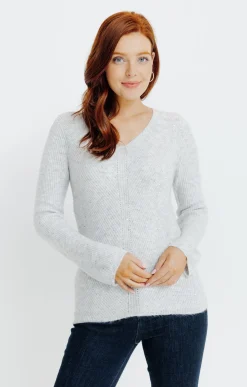 Pulls & Cardigans<Armand Thiery Pull maille anglaise - Argent