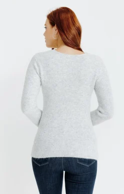 Pulls & Cardigans<Armand Thiery Pull maille anglaise - Argent