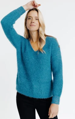 Pulls & Cardigans<Armand Thiery Pull maille anglaise - Canard