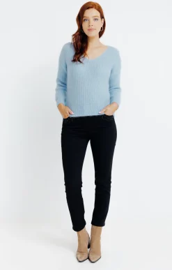 Pulls & Cardigans<Armand Thiery Pull maille anglaise - Bleuciel