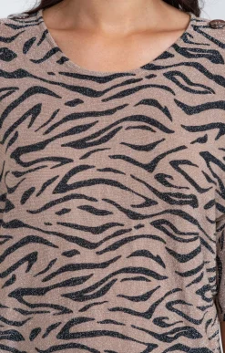Pulls & Cardigans<Armand Thiery Pull maille brillante - Camel