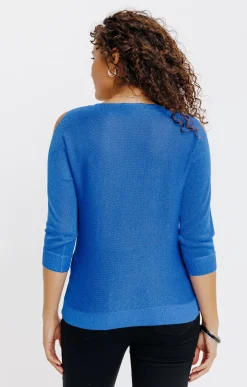 Pulls & Cardigans<Armand Thiery PULL MAILLE BRILLANTE - Bleudur