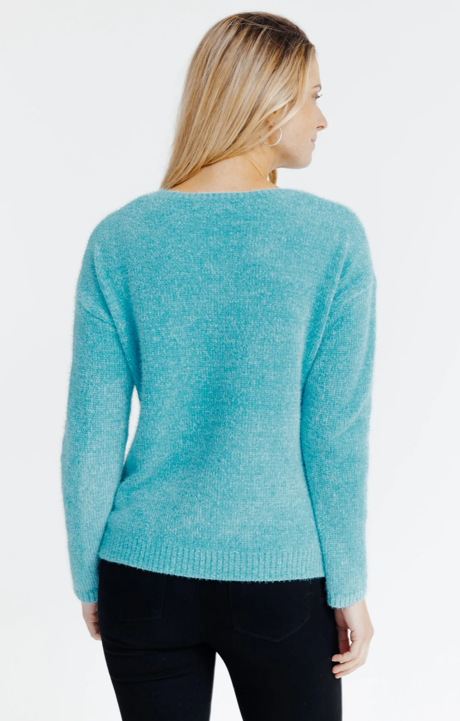 Pulls & Cardigans<Armand Thiery Pull maille chenille - Bleuciel