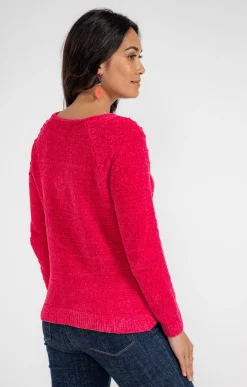 Pulls & Cardigans<Armand Thiery Pull maille chenille - Blush