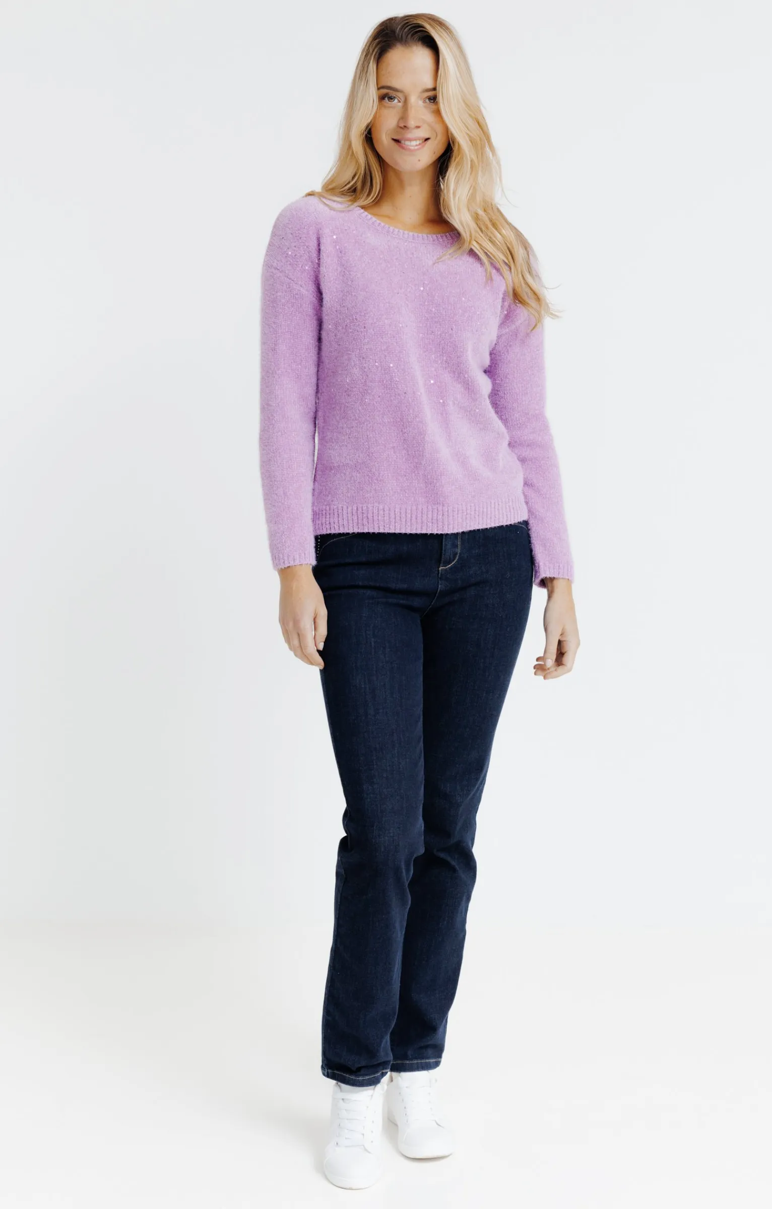 Pulls & Cardigans<Armand Thiery Pull maille chenille - Lilas
