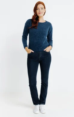 Pulls & Cardigans<Armand Thiery Pull maille chenille - Bleu