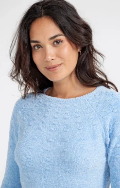 Pulls & Cardigans<Armand Thiery Pull maille chenille - Bleuciel