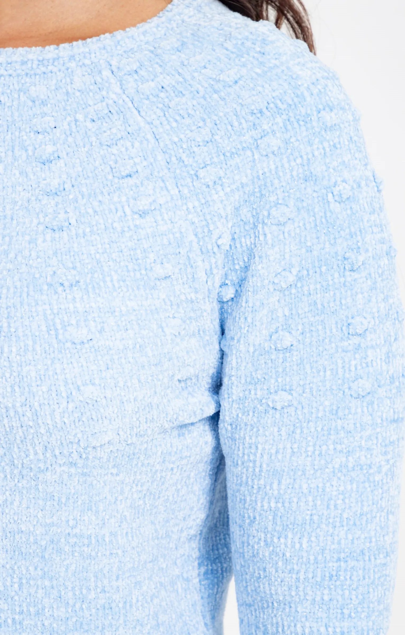 Pulls & Cardigans<Armand Thiery Pull maille chenille - Bleuciel