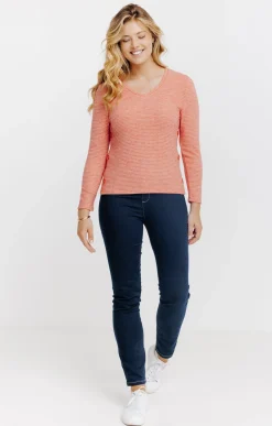 Pulls & Cardigans<Armand Thiery Pull maille ottoman - Corail