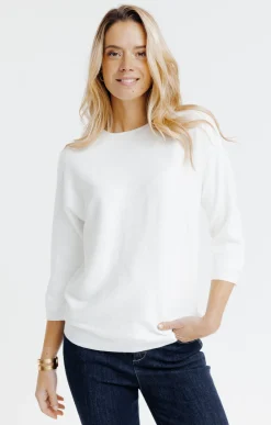 Pulls & Cardigans<Armand Thiery Pull manches chauve-souris - Écru