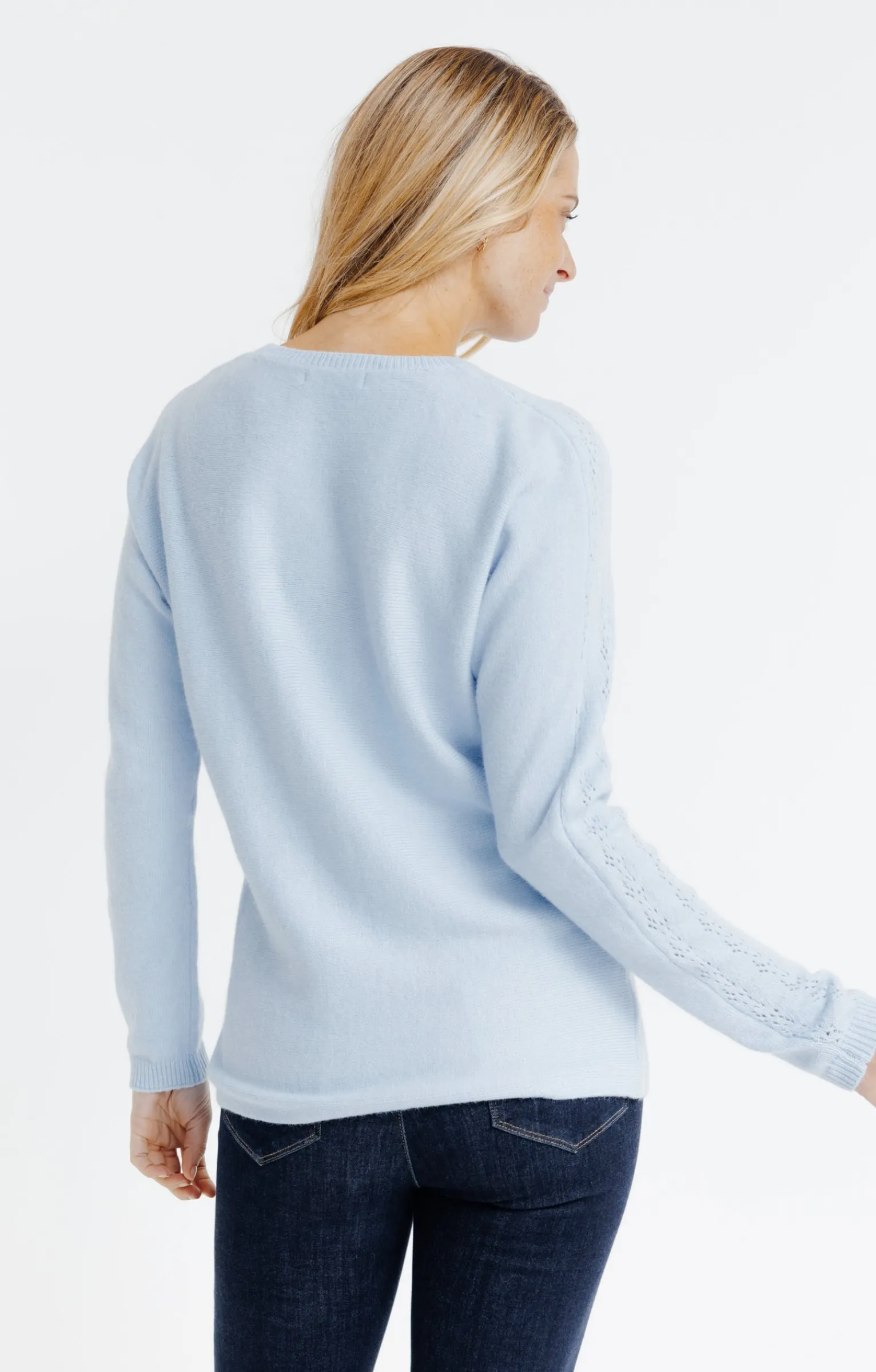 Pulls & Cardigans<Armand Thiery Pull manches chauve-souris - Bleuciel