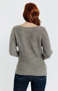 Pulls & Cardigans<Armand Thiery Pull manches longues chauve-souris - Kakiclair