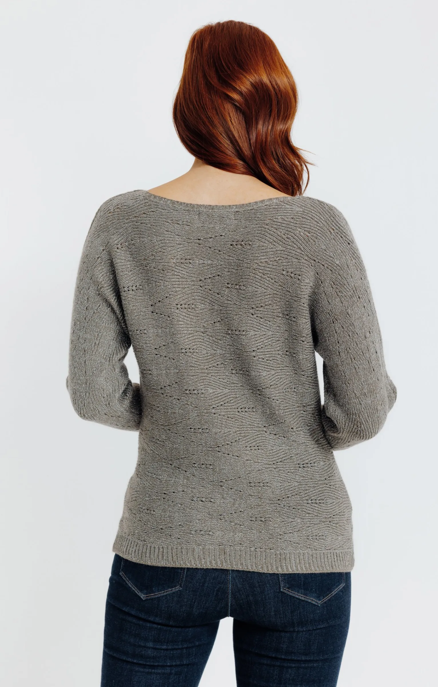 Pulls & Cardigans<Armand Thiery Pull manches longues chauve-souris - Kakiclair