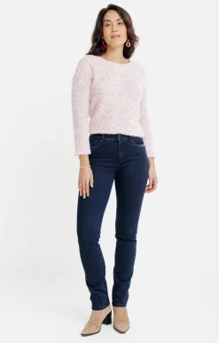 Pulls & Cardigans<Armand Thiery PULL MATIERE FANTAISIE - Rose