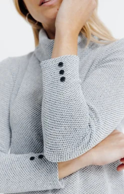 Pulls & Cardigans<Armand Thiery PULL MATIERE FANTAISIE - Argent