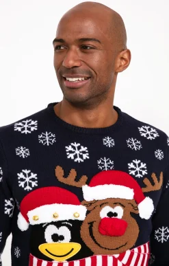 Pulls & Gilets<Armand Thiery Pull Noël friends - Marine
