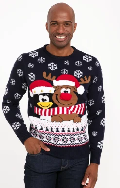 Pulls & Gilets<Armand Thiery Pull Noël friends - Marine