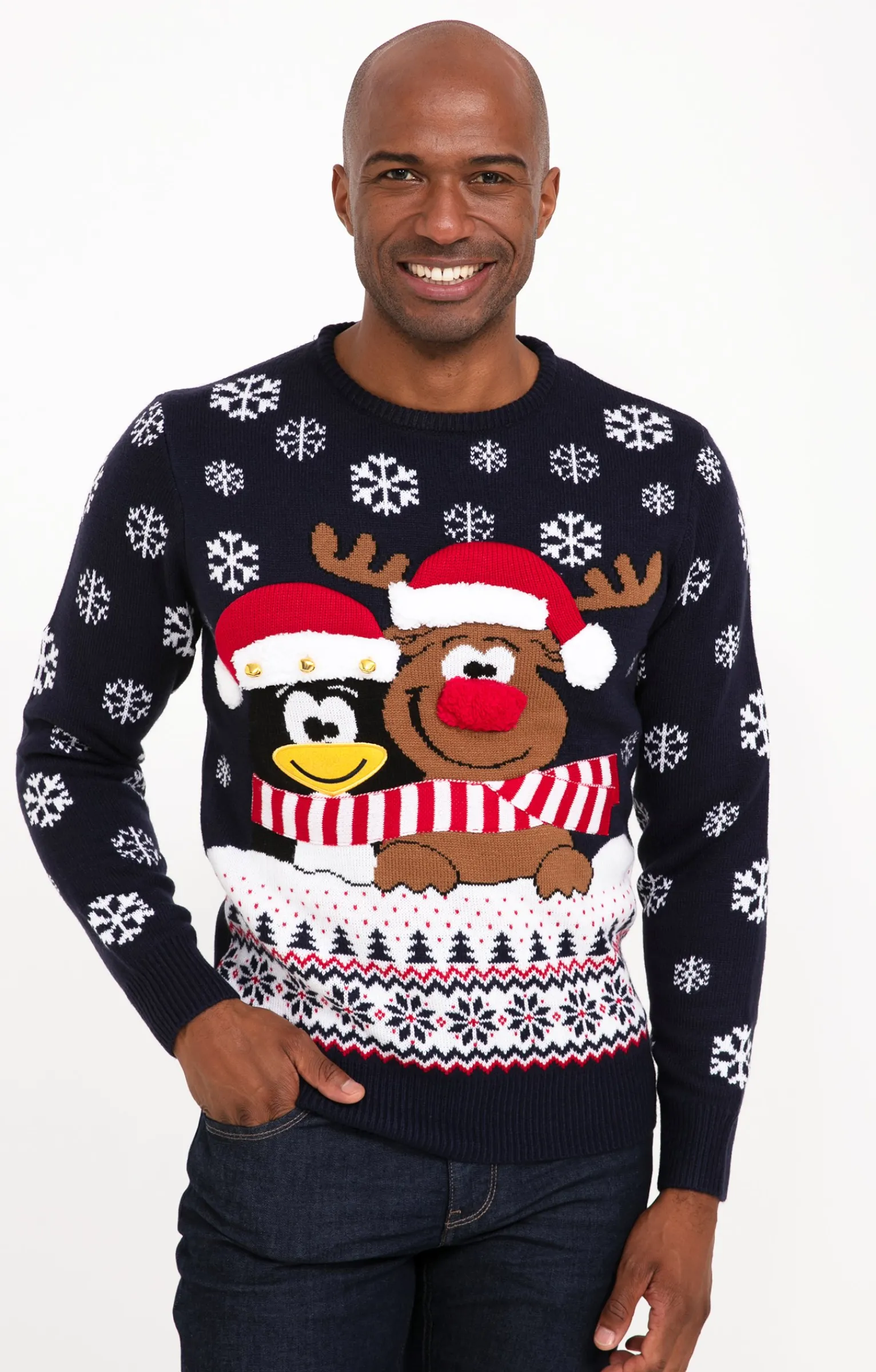 Pulls & Gilets<Armand Thiery Pull Noël friends - Marine