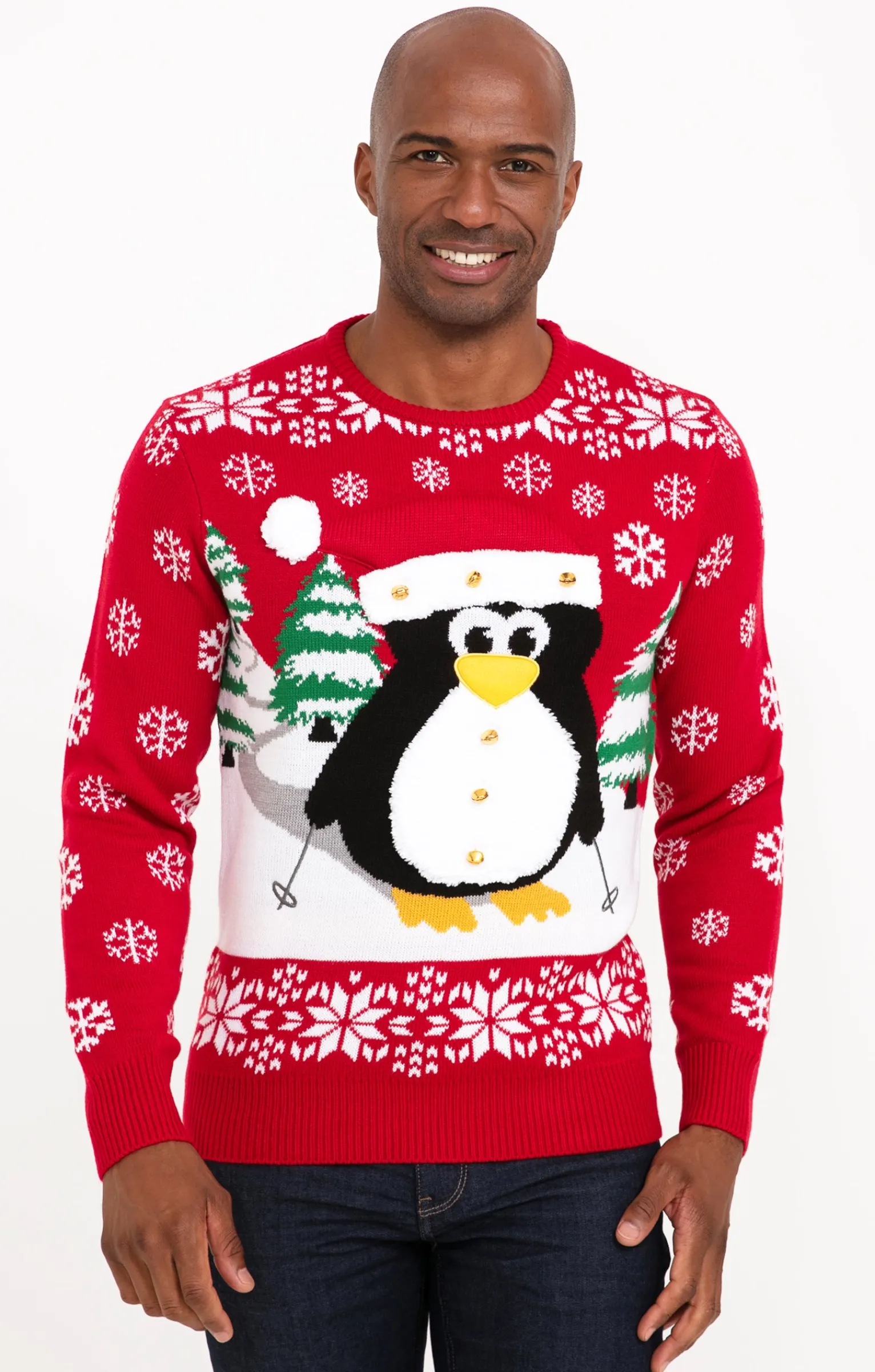 Pulls & Gilets<Armand Thiery Pull Noël PING - Rouge