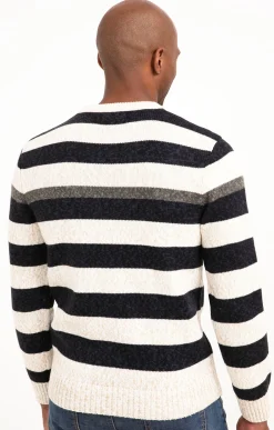Pulls & Gilets<Armand Thiery Pull rayé all over - Écru