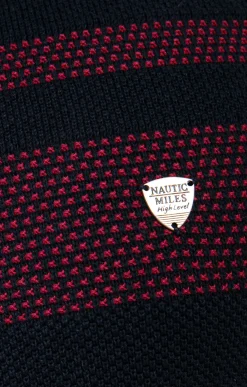 Pulls & Gilets<Armand Thiery Pull rayure placée - Bordeaux