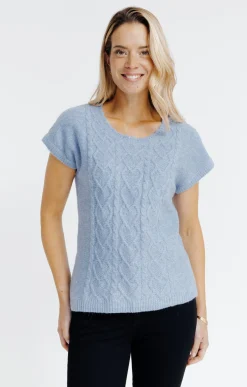 Pulls & Cardigans<Armand Thiery Pull sans manches - Bleuciel