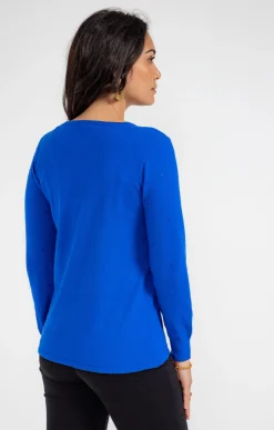 Pulls & Cardigans<Armand Thiery Pull strass all over - Bleudur
