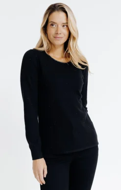 Pulls & Cardigans<Armand Thiery Pull strass all over - Noir