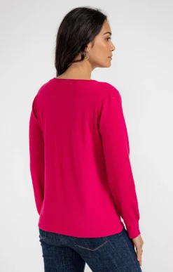Pulls & Cardigans<Armand Thiery Pull strass all over - Framboise