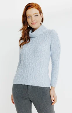 Pulls & Cardigans<Armand Thiery PULL TORSARDES - Bleuciel