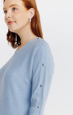 Pulls & Cardigans<Armand Thiery Pull tricotage fantaisie - Bleuciel